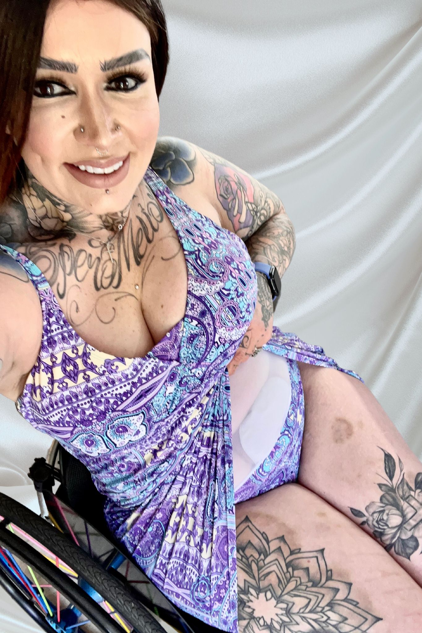 Vanilla Blush Indy Swim ostomy swimsuit